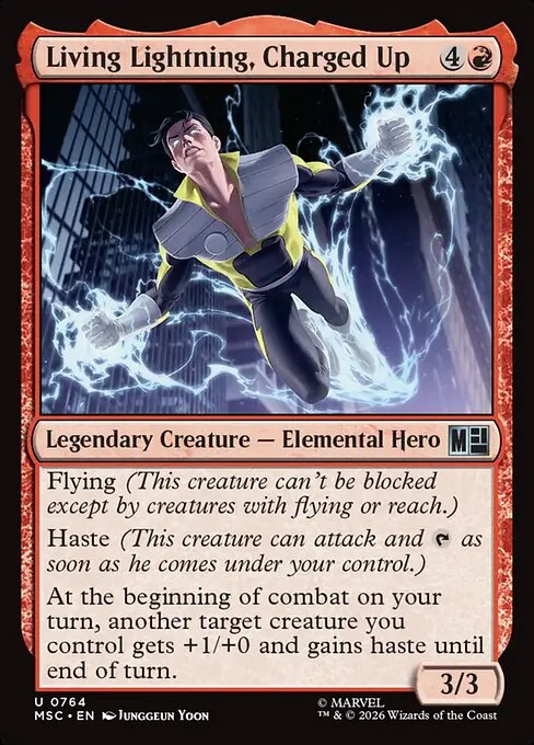Living Lightning, Charged Up - Foil