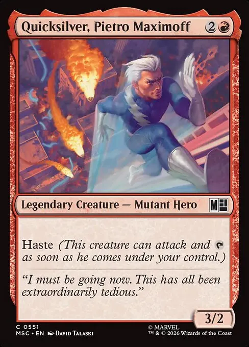 Quicksilver, Pietro Maximoff - Foil