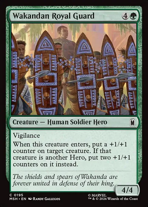 Wakandan Royal Guard - Foil