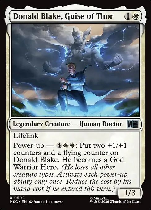 Donald Blake, Guise of Thor - Foil