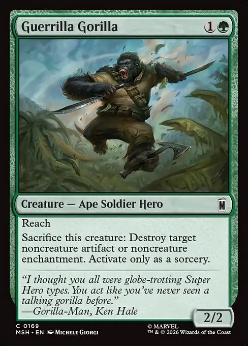 Guerrilla Gorilla - Foil