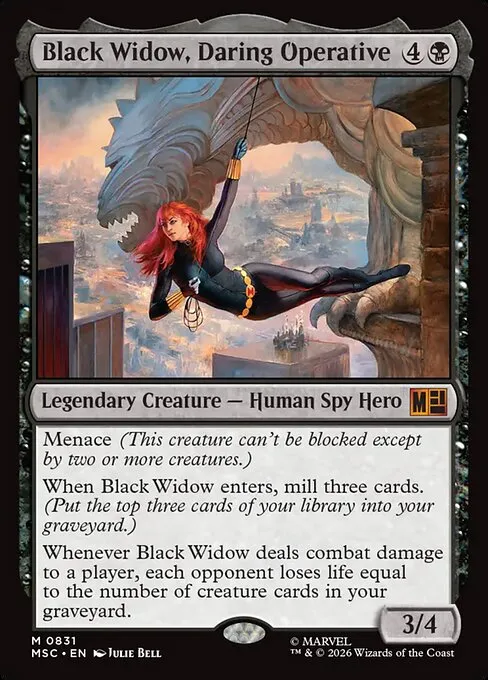 Black Widow, Daring Operative - Foil