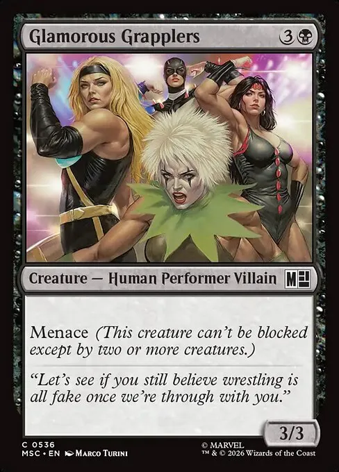 Glamorous Grapplers - Foil