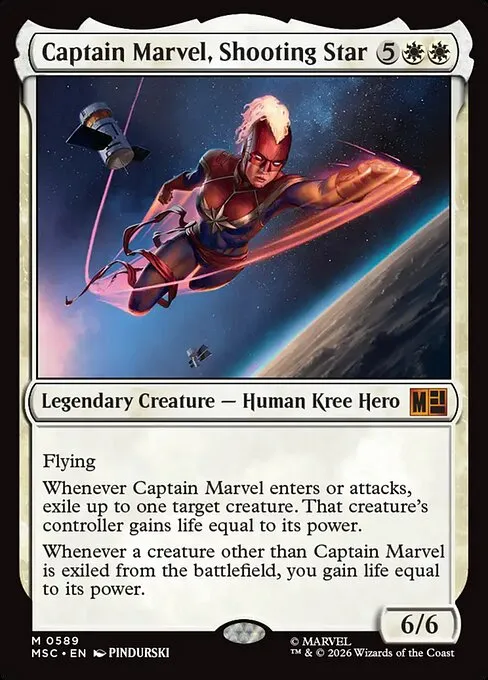 Captain Marvel, Shooting Star - Foil