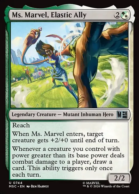 Ms. Marvel, Elastic Ally - Foil