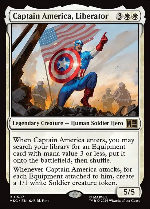 Captain America, Liberator - Foil