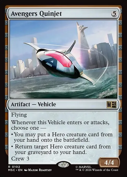 Avengers Quinjet - Foil
