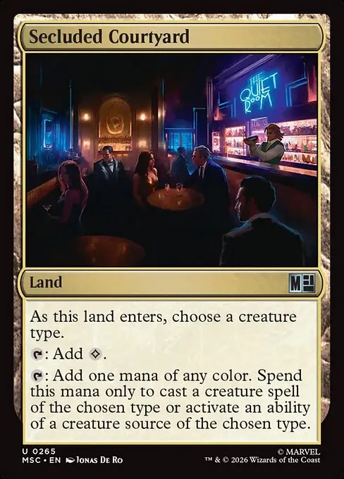 Secluded Courtyard - Foil