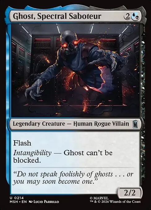 Ghost, Spectral Saboteur - Foil