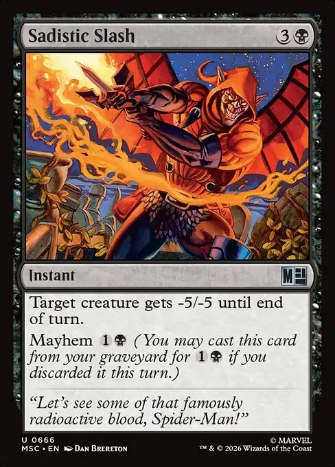 Sadistic Slash - Foil