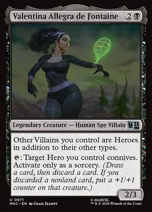Valentina Allegra de Fontaine - Foil