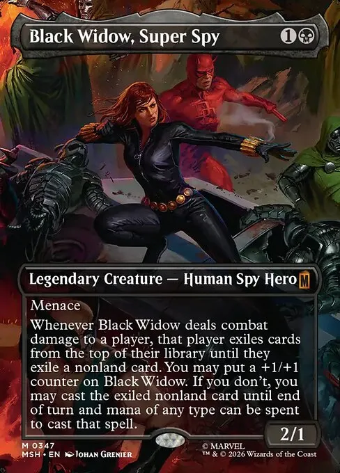 Black Widow, Super Spy - Foil