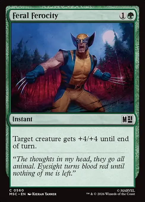 Feral Ferocity - Foil