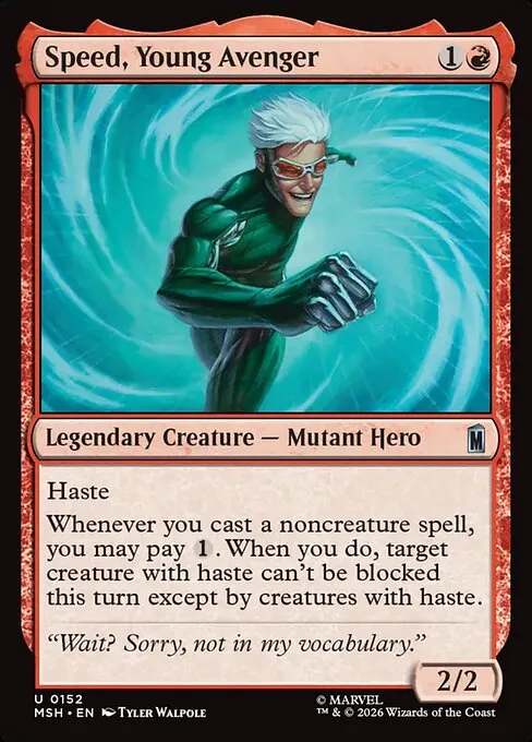 Speed, Young Avenger - Foil