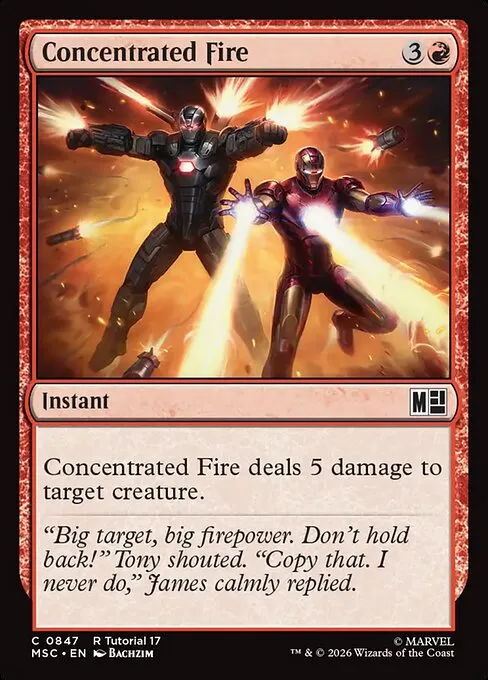 Concentrated Fire - Foil
