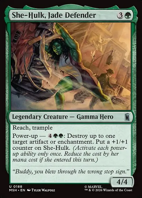 She-Hulk, Jade Defender - Foil