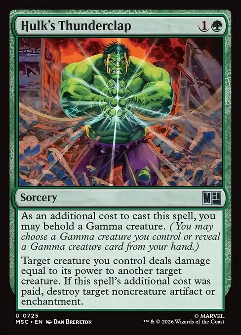 Hulk's Thunderclap - Foil