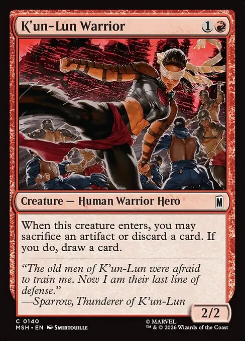 K'un-Lun Warrior - Foil