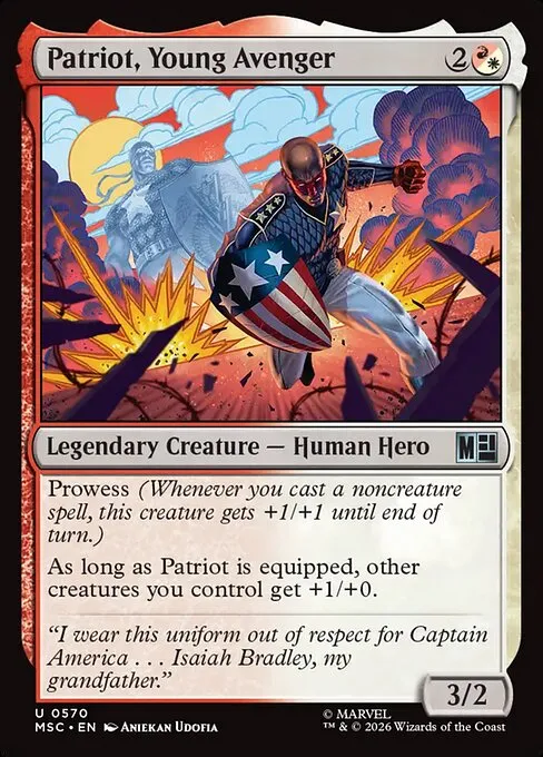 Patriot, Young Avenger - Foil
