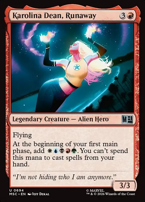 Karolina Dean, Runaway - Foil