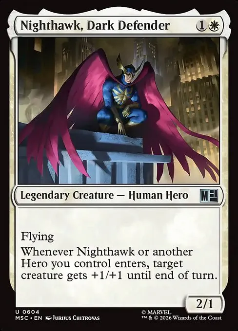 Nighthawk, Dark Defender - Foil