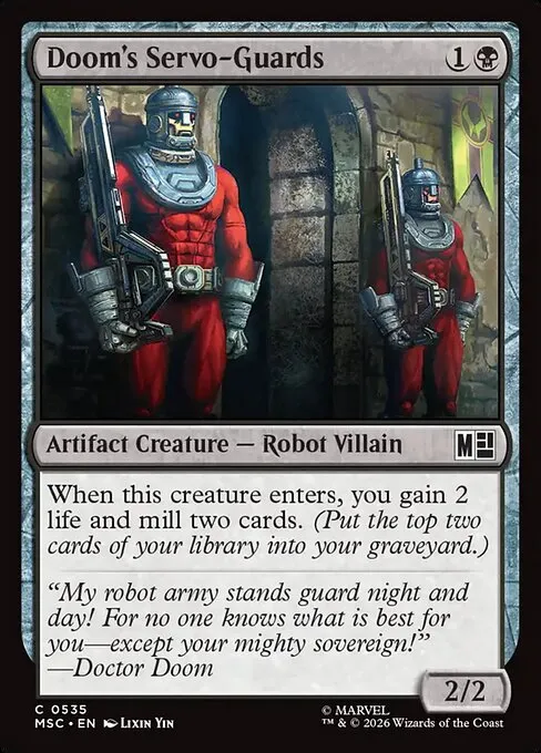 Doom's Servo-Guards - Foil