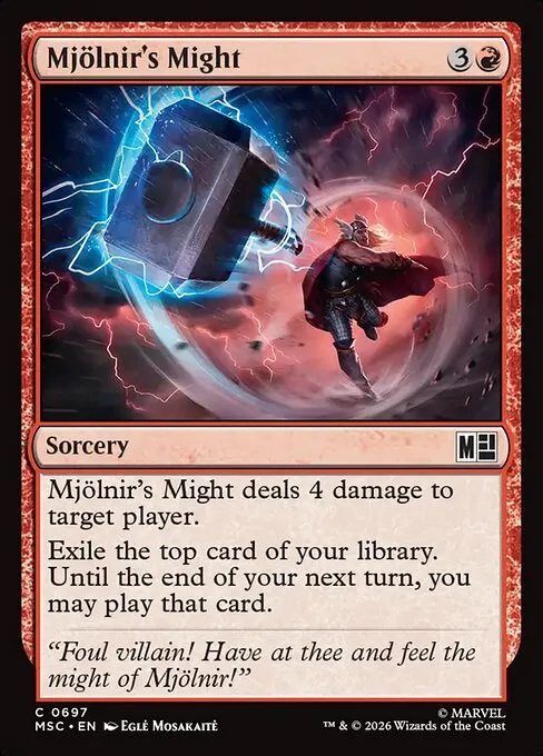 Mjölnir's Might - Foil