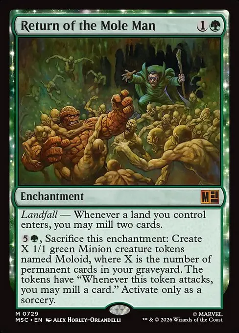 Return of the Mole Man - Foil