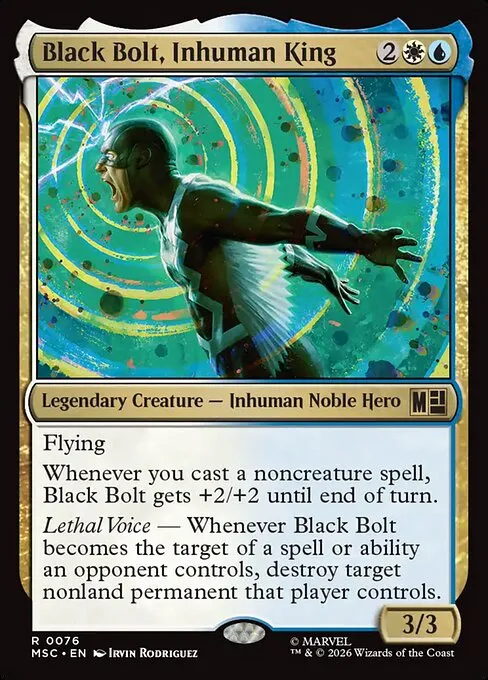 Black Bolt, Inhuman King - Foil