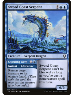 Sword Coast Serpent // Capsizing Wave - Foil