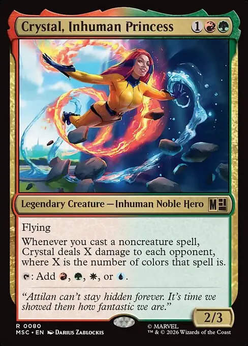 Crystal, Inhuman Princess - Foil