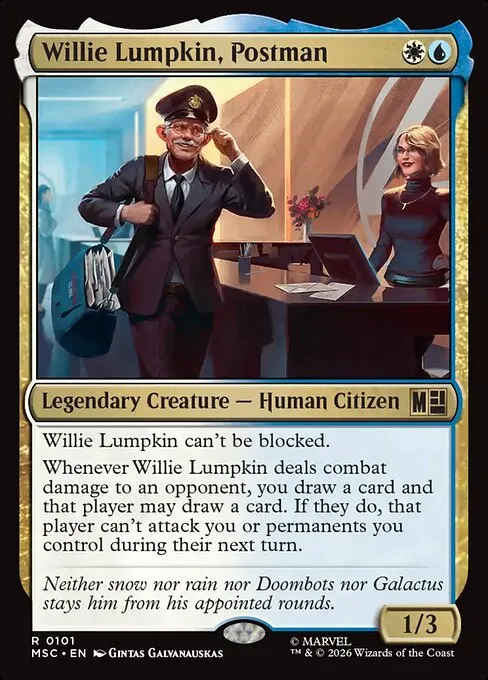 Willie Lumpkin, Postman - Foil