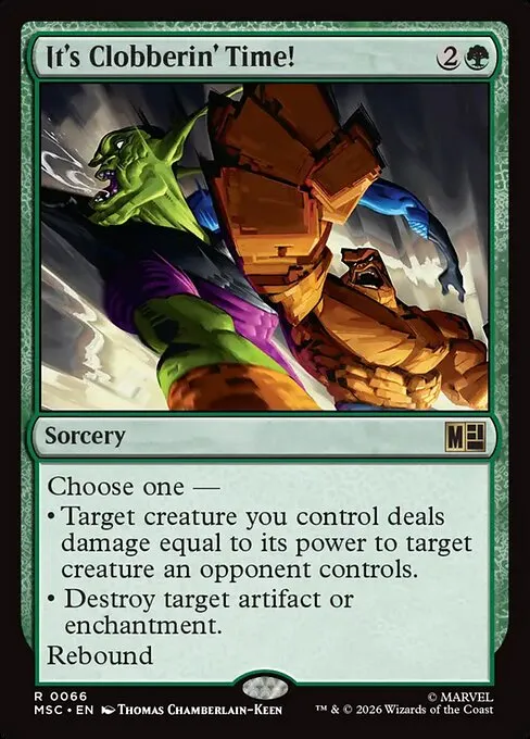 It's Clobberin' Time! - Foil