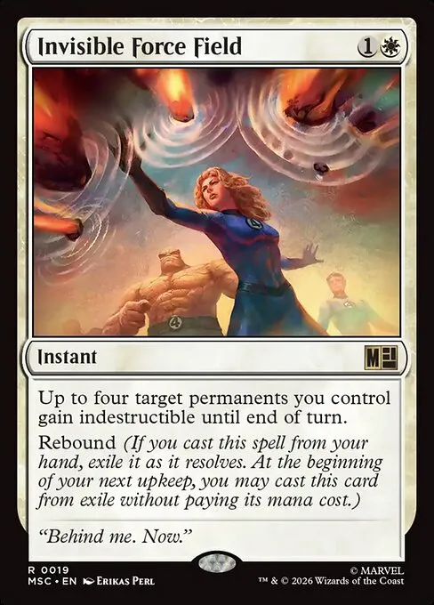 Invisible Force Field - Foil