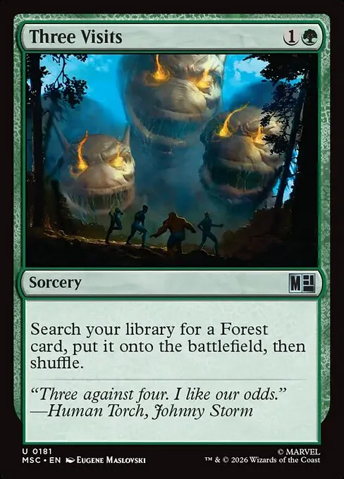 Three Visits - Foil