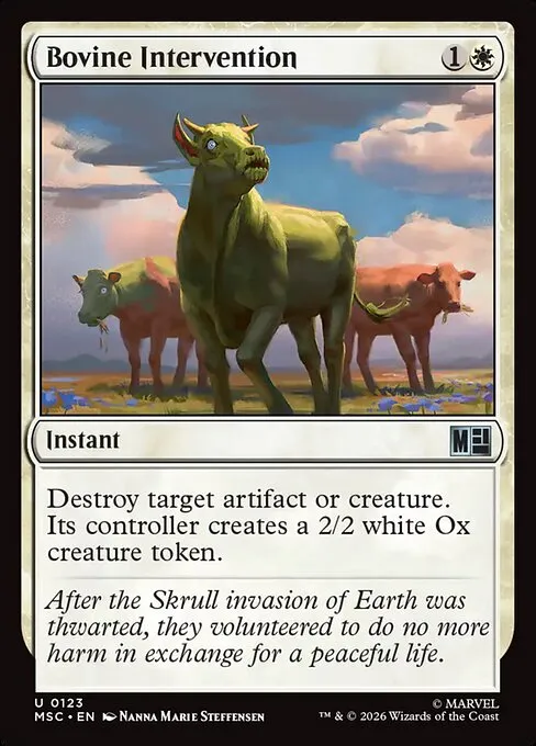 Bovine Intervention