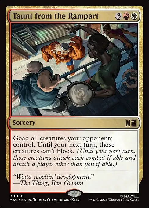 Taunt from the Rampart - Foil