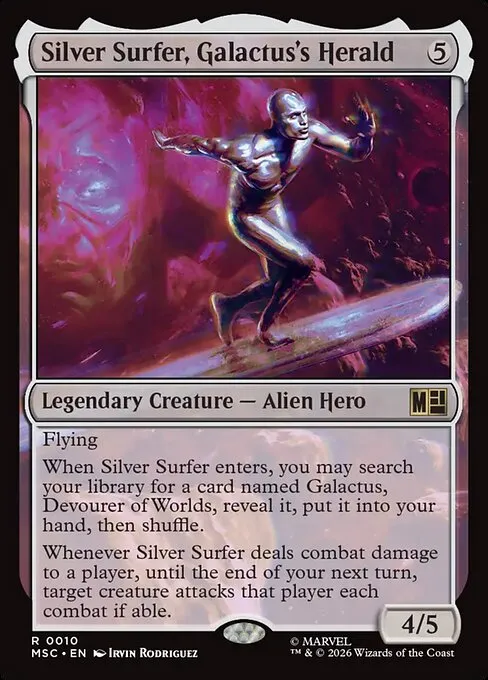 Silver Surfer, Galactus's Herald - Foil