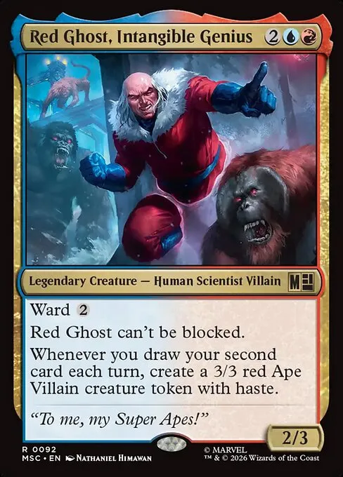 Red Ghost, Intangible Genius - Foil