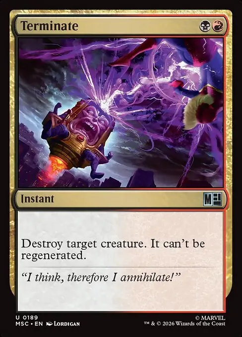 Terminate - Foil