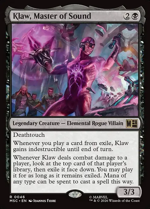Klaw, Master of Sound - Foil