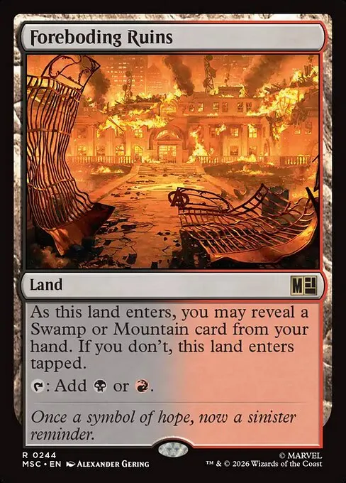 Foreboding Ruins - Foil
