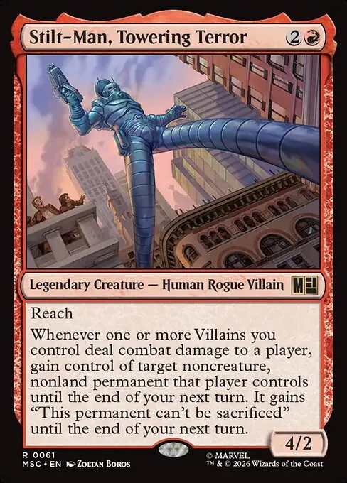 Stilt-Man, Towering Terror - Foil