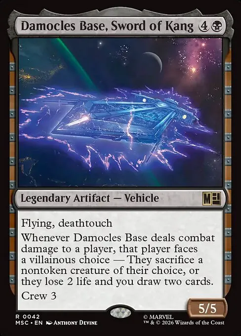 Damocles Base, Sword of Kang - Foil