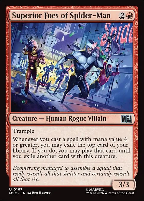 Superior Foes of Spider-Man - Foil