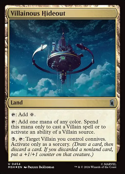 Villainous Hideout - Foil