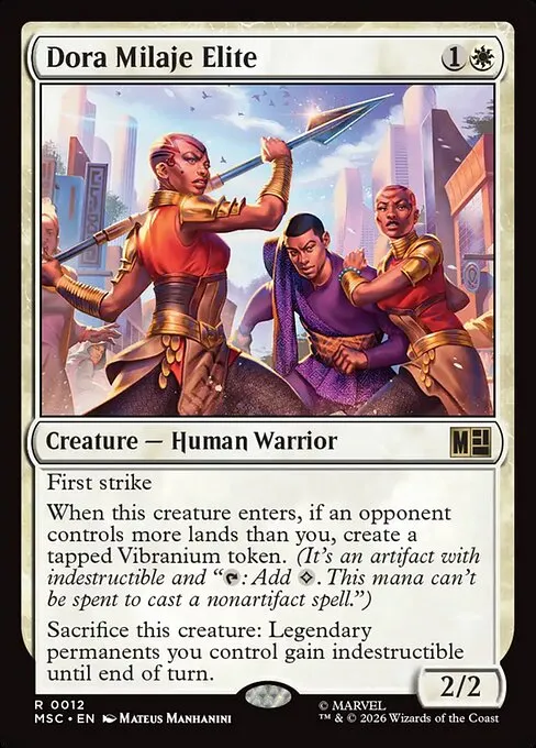 Dora Milaje Elite - Foil