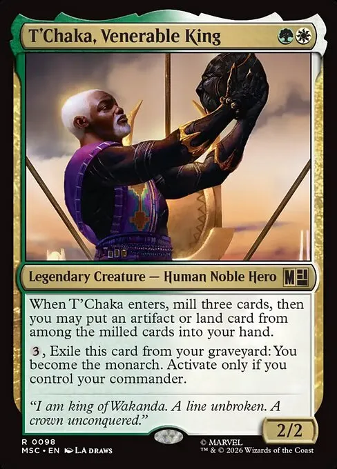 T'Chaka, Venerable King - Foil
