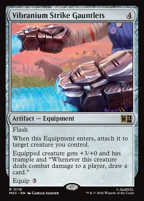 Vibranium Strike Gauntlets - Foil