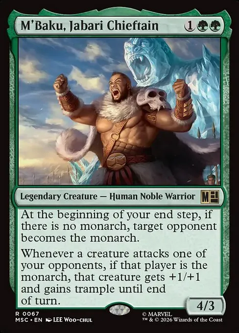 M'Baku, Jabari Chieftain - Foil